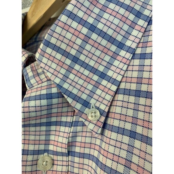 Brooks Brothers Mens Large Non-Iron Supima Cotton Button-Down Shirt RP10507 EUC - Picture 6 of 8